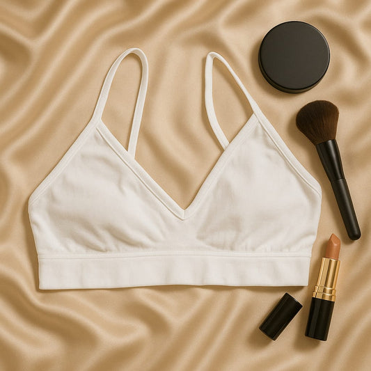 Bareza Classic White Cotton Bralette